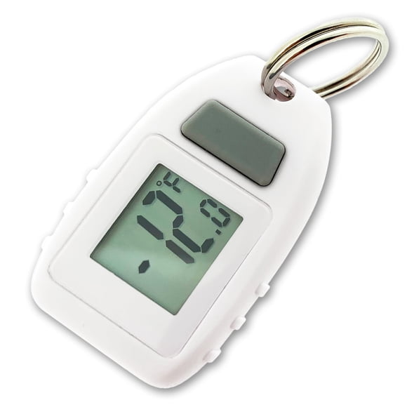 Sun Company Digital Zipogage - Compact Zipperpull Digital Thermometer | for Skiing, Snowboarding, Cold-Weather Camping, Snowshoeing, or Any Outdoor A