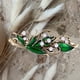 thumbnail image 5 of 5 Unids Lady Rhinestone Con Incrustaciones De Floral Pinza De cabellero Francés Headwear Barrette, 5 of 9