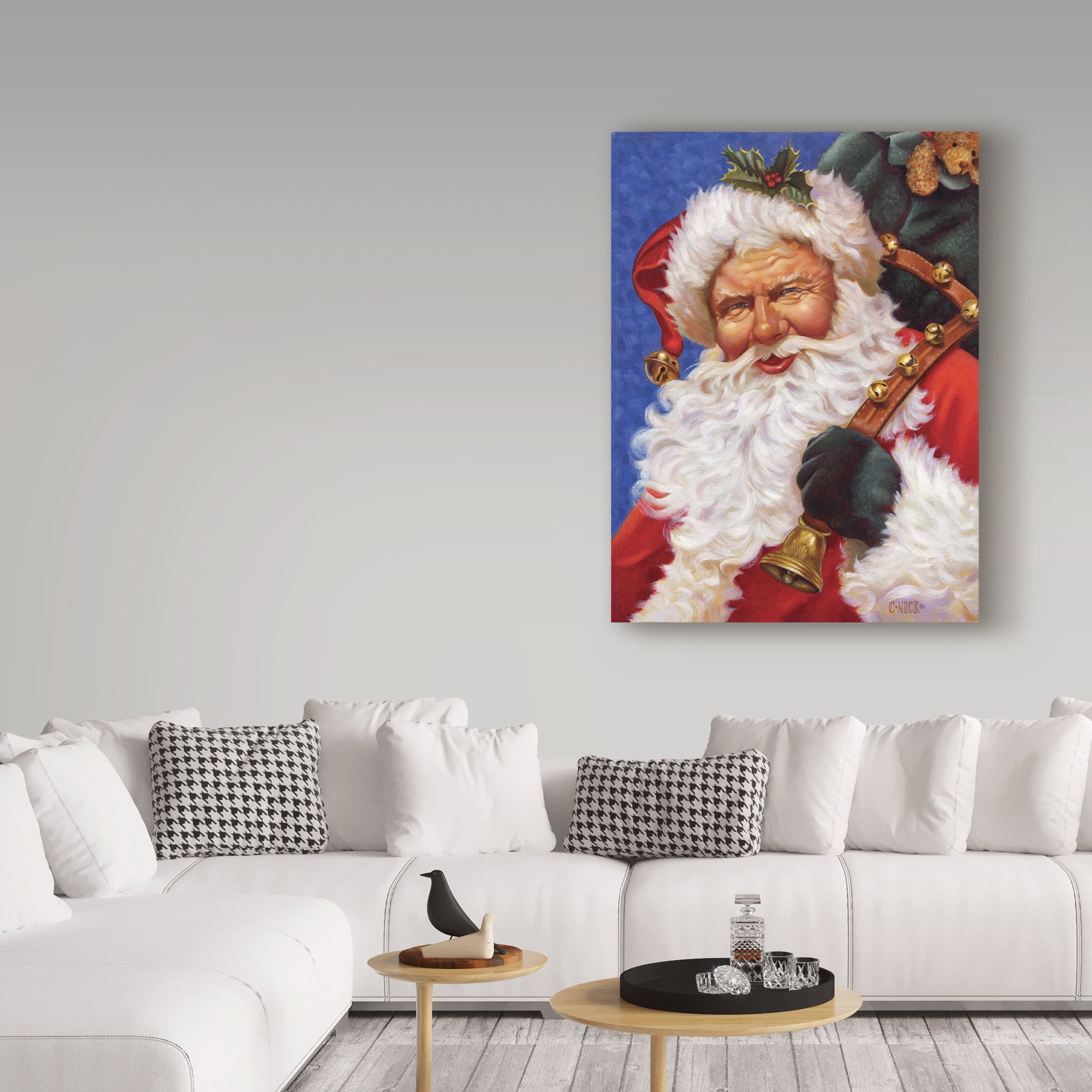 Trademark Fine Art 'St. Nick' Canvas Art by Christopher Nick