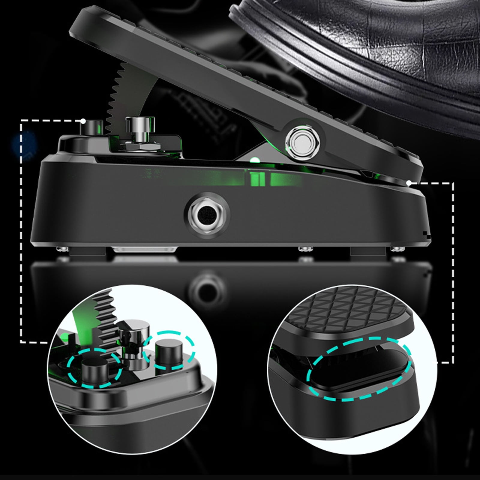 Guitar Amps Effect Pedal Multiple Effects Plastic Construction Small Portable Stompbox Suitable for Musicians Present