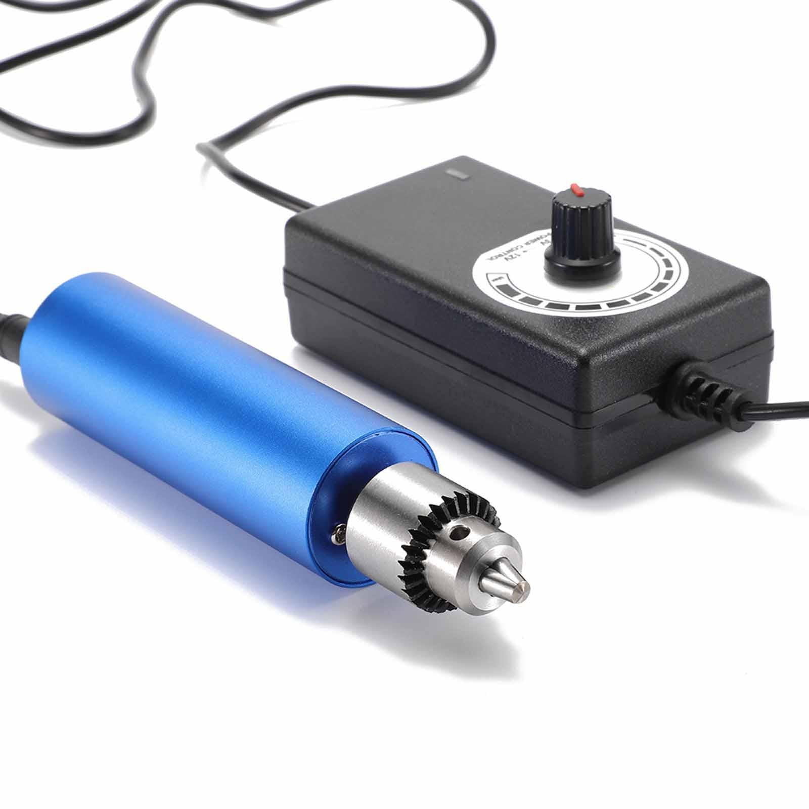 QccHieUs Small Electric Drill Handheld Drill Speed Adjustable Strong Carving Engraver Pen Type A