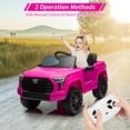 thumbnail image 6 of EastVita 12V Ride on Car [Toyota Licensed] Ride on Toys, Battery Powered Electric Car with Remote Control, MP3, LED Lights, Safety Belt etc. for Age 3+Boys Girls, 6 of 8