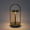 thumbnail image 4 of Luz Nocturna LED Para Mesita De Noche, Lámpara De Mesa Inalámbrica Con Ahorro De Energía, Hierro, 3 Colores, Atenuación Continua, Táctil, Regulable, Elegante Para Dormitorio, 4 of 7