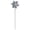 White, variant on Double Layer Ladybug Flower Wind Spinner Stake, Black Red Polka Dot Garden Windmill Decor, Rotating Floral Wind Spinner Yard Ornament, Lightweight Windmill Spike for Patio Backyard Landscape