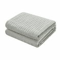 thumbnail image 4 of Chic Home Cassidy 7-Piece Striped in Quilt Set, Queen, Gray, 4 of 6