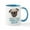 White/Blue Inside, variant on CafePress - I Was Told There'd Be Bacon - 11 oz Ceramic Mug - Novelty Coffee Tea Cup