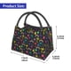 thumbnail image 2 of Fotbe Colorful Palms Bolsa Térmica Portátil con Estampado, Bolsa de Entrega de Alimentos Aislada, Bolsa Reutilizable de Gran Capacidad para Comidas y Supermercado, 2 of 6