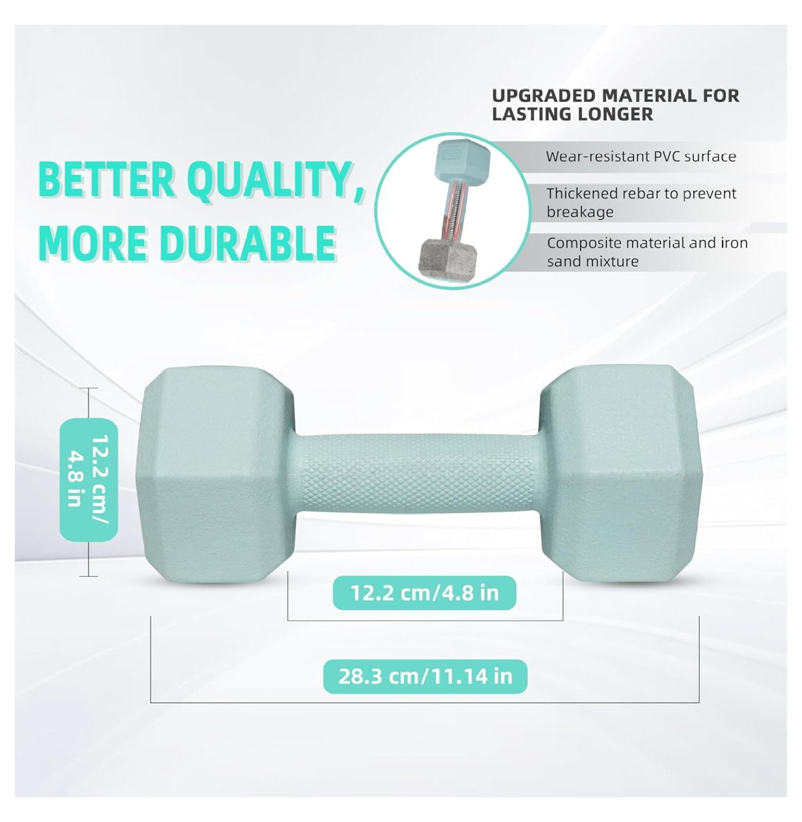 Dumbbell Hand Weight Sets 5/10/15/20/25/36lbs - 5 Colors - Exercise & Fitness Free Weights for Women & Men Home Gym Equipment Workouts Strength Training