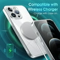 thumbnail image 6 of Crystal Clear Case for iPhone 12 Pro Max, [Not Yellowing] [Camera Protection] [Military Grade Drop Tested] Transparent Shockproof Protective Phone Case Soft Silicone Slim Cover, 6.7", Silver, 6 of 18