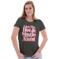 thumbnail image 4 of Single Cool Cute Funny Auntie Aunt Womens Slim Fit Graphic Tee Brisco Brands S, 4 of 4