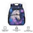 thumbnail image 6 of Aplkyhs Backpack for Students Age 6-18 School Bag Butterfly Flower Horse Adjustable Straps Lightweight Water Repellent Backpack for School Travel, 6 of 7