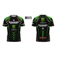 thumbnail image 2 of Camisetas de manga corta con cuello redondo para deportes al aire libre del equipo de carreras Yamaha Kawasaki para hombres y mujeres Tejido avanzado Cómodo y transpirable, 2 of 5
