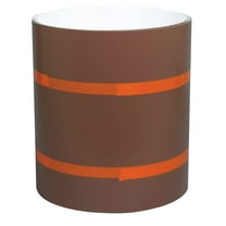 AMERIMAX HOME PRODUCTS Trim Coil, White/Brown Painted Aluminum, 10-In. x 50-Ft. 69110