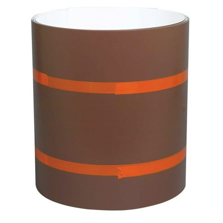AMERIMAX HOME PRODUCTS Trim Coil, White/Brown Painted Aluminum, 10-In. x 50-Ft. 69110