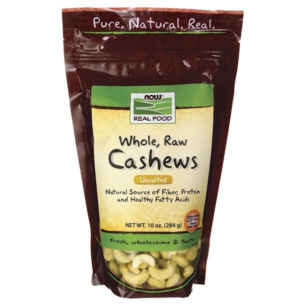 NOW Foods Cashews Raw 10 Oz