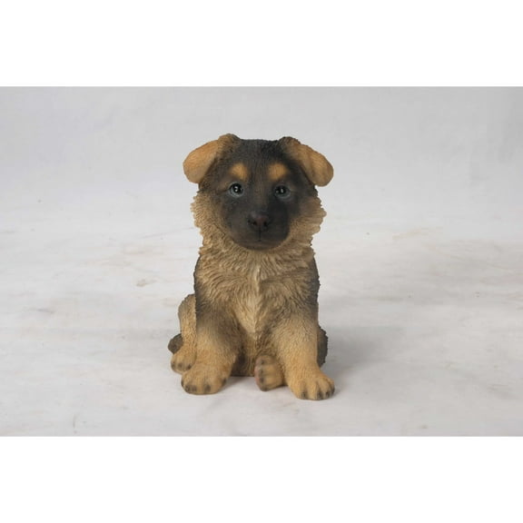 Hi-Line Gifts 7" German Shepherd Puppy Outdoor Garden Statue