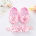 thumbnail image 2 of Odeerbi Infant Toddler Boys Girls Sandals Soft Sole Shoes Slip Resistant Prewalker Baby Non Slip Summer Sandals Pink, 2 of 6