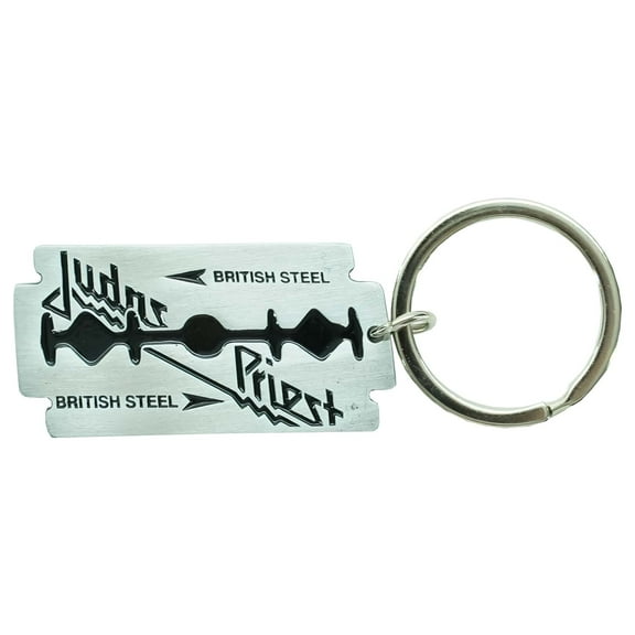 Judas Priest Keyring British Steel Razor Keychain