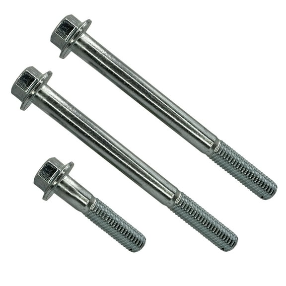 Engine Starter Bolt Kit Long Replacement for GM Chevrolet Camaro Corvette Silverado Engines LS, LSX, LS1-4.8L 5.3L 6.0L 6.2L