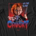 thumbnail image 3 of Chucky Friends Til The End It's Time To Play Men's Graphic T-Shirt (Black, S-2XL), 3 of 4