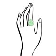 thumbnail image 3 of Lime Turquoise Statement Ring, 3 of 4