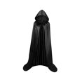 thumbnail image 4 of Capa con capucha Perfecl Capa de Halloween para fiestas y fotografía para hombres y mujeres Negro, 4 of 8