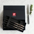 thumbnail image 4 of ZWILLING Porterhouse Razor-Sharp Steak Knife Set of 8 with Black Presentation Case, Gift Set, 4 of 9
