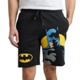 thumbnail image 6 of Batman Logo & Pose Men's Black Sleep Pajama Shorts -XL, 6 of 7