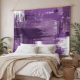 thumbnail image 3 of Purple Abstract Small Tapestry for Bedroom Wall Hanging Tapestry, Modern Mottled Art Oil Painting Ceiling Backdrop Tapestries Poster Blanket Wall Decor for Teens Room Living Room Dorm 23" x 28", 3 of 8