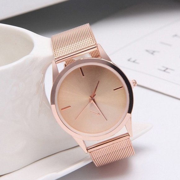 Female Clocks Women Luxury Quartz Watch Stainless Steel Dress Watches Christmas Gift Lady Watches Elegance Wristwatches
