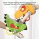 thumbnail image 5 of Juguetes para piscina, juguetes para bebés, títeres de mano de dinosaurios, animales con sonido de rugido y luz, guantes de dinosaurio, figuras de juguete, regalos para fiestas para niños y niñas de 3, 5 of 7