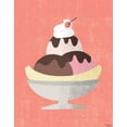thumbnail image 2 of Louise, Gigi 26x32 White Modern Wood Framed Museum Art Print Titled - Banana Split, 2 of 4