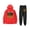 Red, variant on Joshua Bassett The Golden Years Tour Hoodies Jogger Pants 2 Pieces Sets Unisex Trucksuit