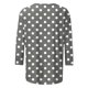 thumbnail image 5 of mfyjkho Tops Para Salir, Blusa Informal Con Cuello Redondo Y Mangas 3/4 Para Mujer Tops Para Salir Xxxl, 5 of 5