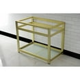 thumbnail image 2 of Kingston Brass Vsp3722b 37" Wide X 30" High Console Stand - Chrome, 2 of 6