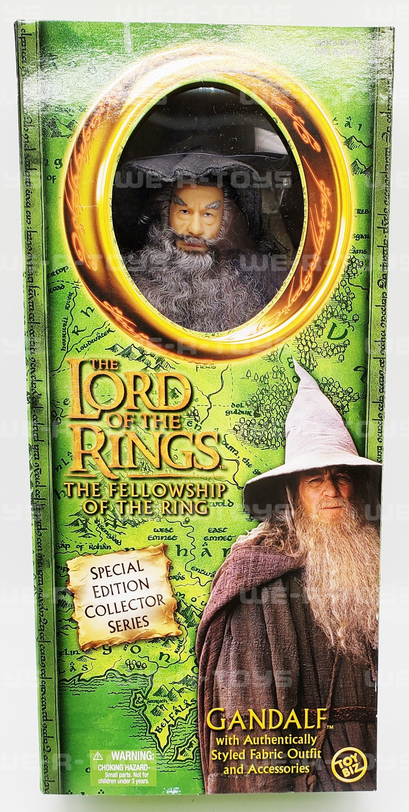 Lord of the Rings Gandalf the Grey Action Figure Toy Biz 2001 No. 81051
