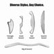 thumbnail image 2 of Stainless Steel Iastm Therapy Massage Tools Tissue Fascia Recovery Muscle Mssager Guasha Scraping Gua Sha Board Scraper Relax Boris, 2 of 2