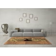 thumbnail image 3 of Ahgly Company Indoor Rectangle Abstract Brown Modern Area Rugs, 5' x 7', 3 of 4