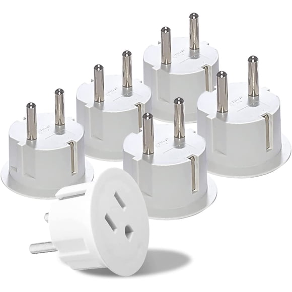 EcoNesxp Canada F, USA, Mexico to Europe adapter, laptop etc. travel CE E