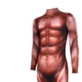 thumbnail image 5 of Traje muscular para fiestas de cosplay, artículos para fiestas, novedad, carnaval, traje de cuerpo completo para 180 cm, 5 of 5