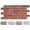 Vintage Red Brick, variant on 3D Gray Faux Brick Wall Panel, Peel and Stick Wall Covering, 12 Pcs of 22.8" x 11.8", Not Real Brick, UrltraLight PVC Self Adhesive Brick Decorative Tile,Paintable,Covers 22.48 sq.ft