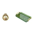 thumbnail image 1 of Marco de fotos redondo,Pequeño cuadro dorado vintage para la pared,Marco de fotos redondo decorativo de resina con ornamentos,Bandeja para servir,Bandeja rectangular para servir en la cocina, 1 of 8