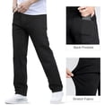 thumbnail image 3 of GINGTTO Men's Black Slim Fit Jeans - Stretch Skinny Denim Pants for Casual & Daily Wear, 3 of 6