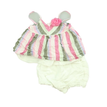 

Pre-owned Gymboree Girls Pink | White Apparel Sets size: 12-18 Months