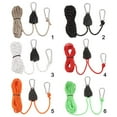 thumbnail image 2 of 4m Length Awning Wind Rope Lights Lifting Tent Rope Tensione Fixed Buckle Pulley Adjustable Rope Fastener Ratchet Hangers 2, 2 of 8