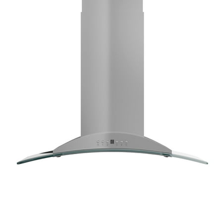 - Zline GL9i-430-36-400 Classic 400 CFM 36 Inch Wide Island Range Hood