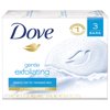 Dove Beauty Bar Gentle Exfoliating With Mild Cleanser, 3.17 oz, 3 Bars