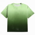 thumbnail image 4 of NOLDARES Summer Men's Summer Graphic T-Shirts Crewneck Short Sleeve Beachwear(Green,6XL), 4 of 5