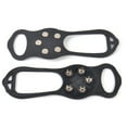 thumbnail image 6 of JLFNYA 5 Studs Ice Cleats for Shoes and Boots,Ice Cleats Snow Traction Cleats Crampons for Shoe and Boots Non-Slip Overshoe for Walking On Snow and Ice Rubber Walking Cleats Anti Slip Crampons, 6 of 8