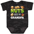 thumbnail image 3 of Inktastic Nuts About My Grandpa Peanut, Almond, Pistachio Boys or Girls Baby Bodysuit, 3 of 5